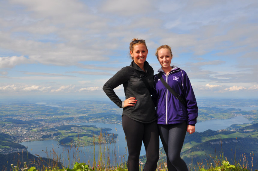 At the top of Stanserhorn Mt