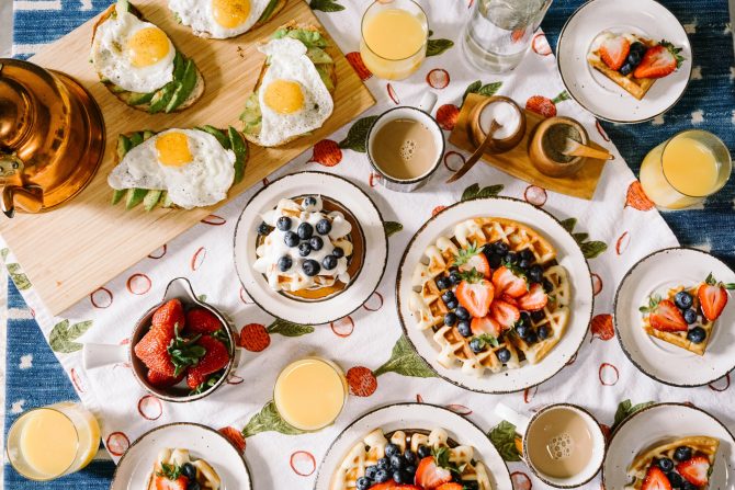 portioned food, healthier student