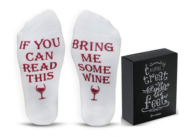 bring me wine socks