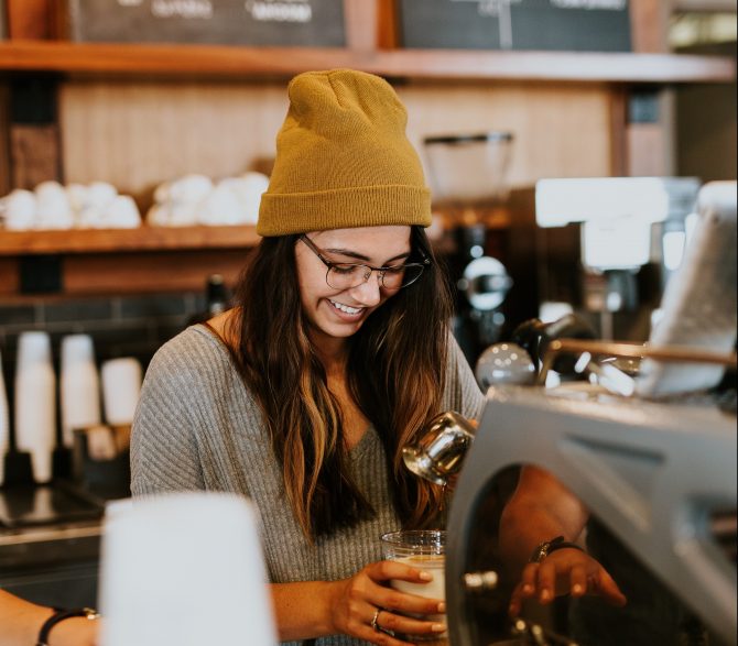 barista working