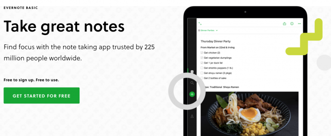 evernote app