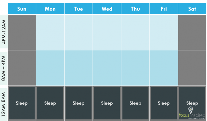 sleep schedule time management