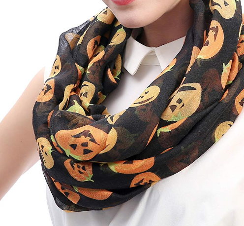 pumpkin scarf