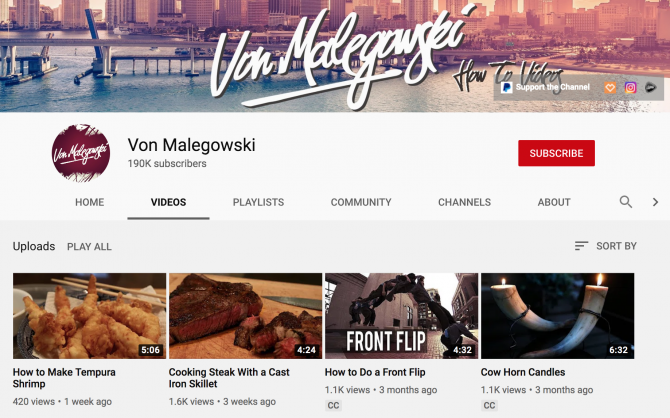 Von Malegowski youtube