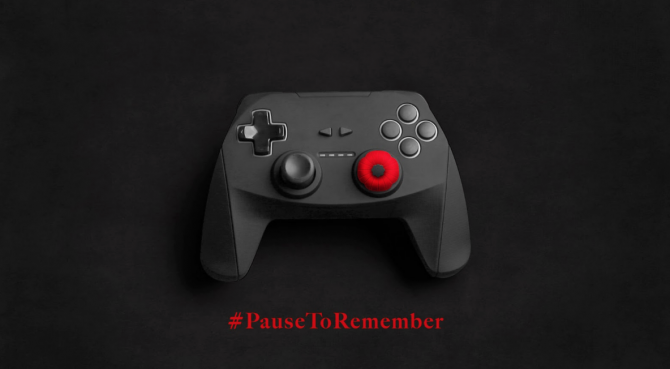 pause to remember, video game controller