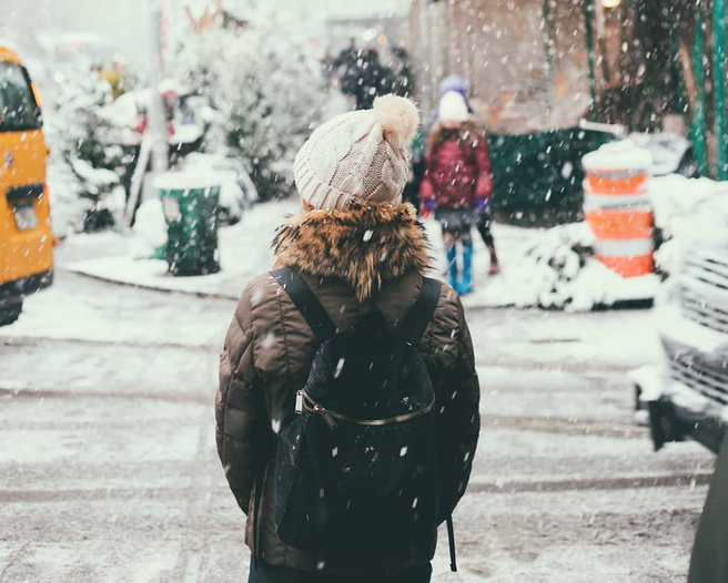 walking in toronto winter