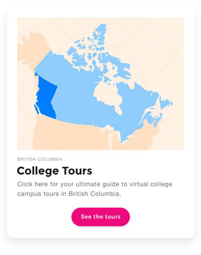 Click here to see the guide to virtual college campus tours in British Columbia.