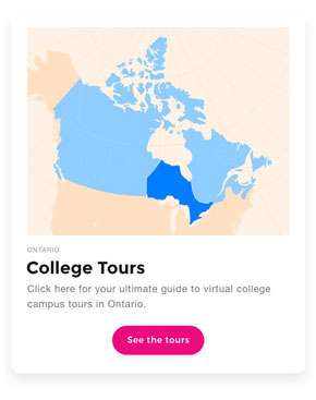 Click here to see the guide to virtual college campus tours in Ontario.