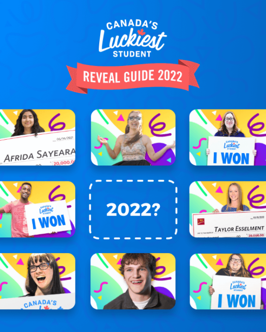 canada's luckiest student 2022 winner reveal